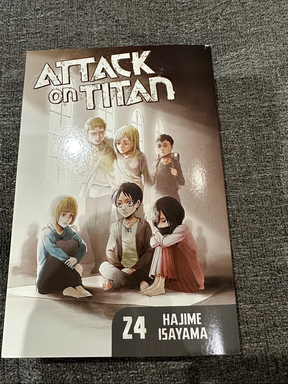 Attack on Titan Volume 24 Manga (White/Grey Cover) -